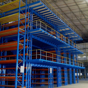 Free Combination Unit Structure Low Clearance Workshop Spare Component Inventory Multi-Tier Mezzanine Floor Racking Cold Steel