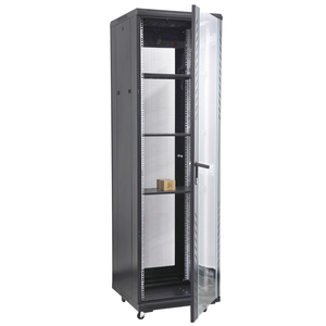 19inch Cable Management Steel Vertical Mount 19 Inch 42u Floor Standing Cabinet Server Rack with Cooling Fan
