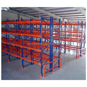 Wide Aisle Pallet Racking Heavy Duty Double Deep System
