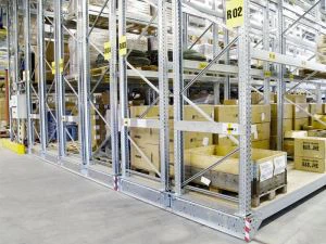 High Density Automatic Heavy Duty Electric Mobile Rack System