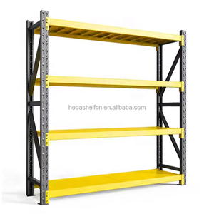 Industrial Boltless Storage Rack 4 Tier Steel Shelving