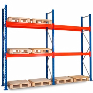 High Quality Kaku Double Deep Rack Heavy Duty Selective Pallet Rack