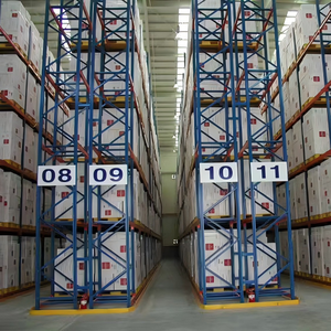 Multi Layers Heavy Duty Anti-Rust Very Narrow Aisle Storage Rack High Bearing Steel Narrow Lane Pallet Racking