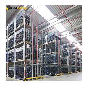 Customized Heavy Duty Metal Steel Stacking Folding Tire Storage Rack