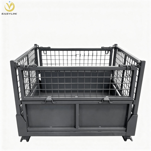 Yilian 3-Layer Foldable Steel Stillage Storage Turnover Box