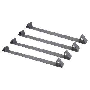 Coil Chock & Storage Rack, Light-Duty Black Steel Coil Holder Racks