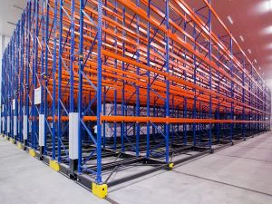 Warehouse Storage Electric Mobile Rack System