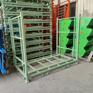 Warehouse Transport Steel Mesh Wire Stackable Collapsible Stillage Cage
