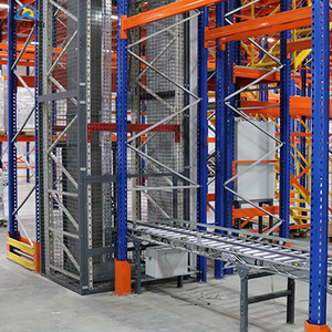 Customizable Steel Automatic Warehouse ASRS Retrieval Rack System Corrosion Protection Modern Logistics Four Way Shuttle Powder