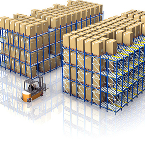 HIigh Density Rack Gravity Flow Racking for Large Load Capacity Storage