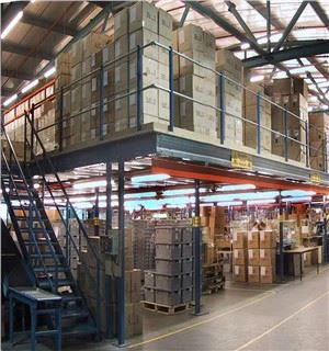 Multi-Tier Racking Supported Structural Floor