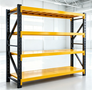 Boltless Adjustable Heavy Duty Load-Bearing 200kg/Layer Steel Racking