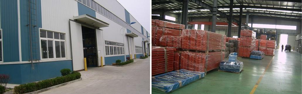 Random Racks warehouse racking factory and production line in Nanjing, China