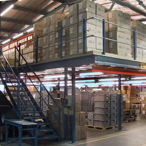 Custom Assembled Steel Mezzanine Floor Racking System Raised Platform Warehouse Expansion 500kg Load Capacity