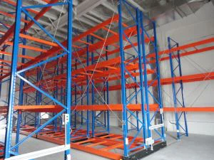 Heavy Duty Cold Room Electric Mobile Rack