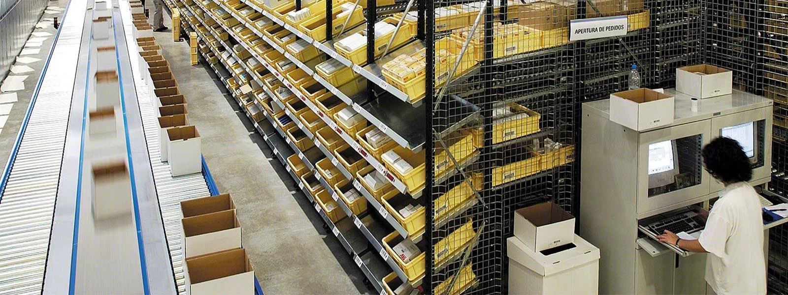 Automated racking system and longspan shelving manufactured by Random Racks