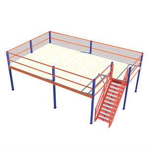 Industrial Mezzanine Floor Steel Prices Warehouse Storage Heavy Duty Loft Platform
