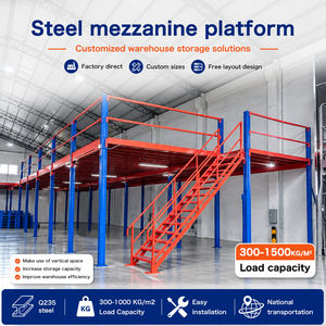 OEM Heavy Duty Steel Mezzanine Floor Storage Rack Multi Level Warehouse Platform Industrial Shelving Customized Manufacturer