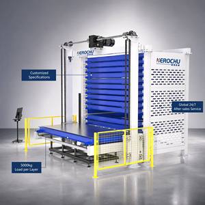 5000kg Capacity Multi Tower Smart ASRS Vertical Steel Plate Material System
